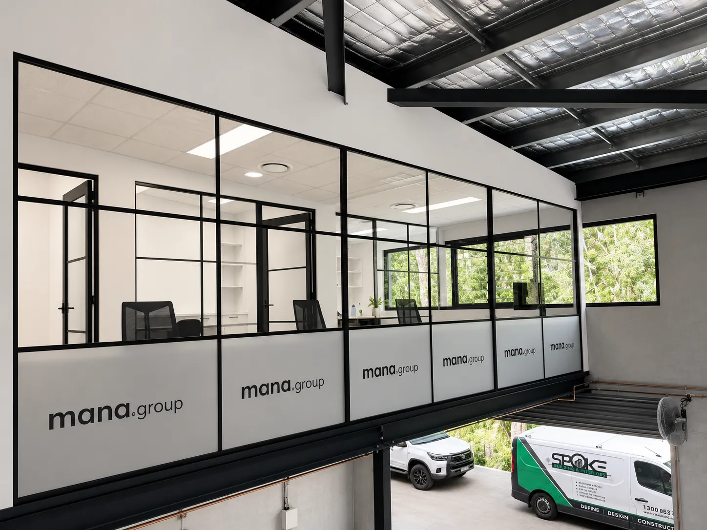 Warehouse Mezzanine Offices, Erina