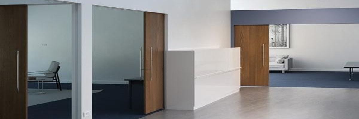 Office Fitout with custom manufactured partitions